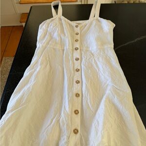 LOFT white summer dress
